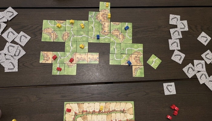 Carcassone ovanifrån.