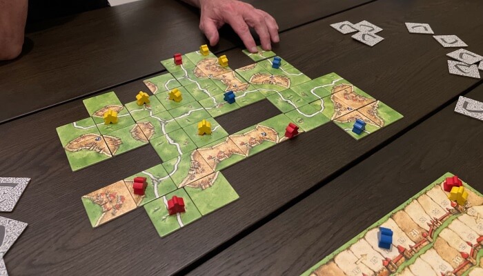 Carcassone spel.